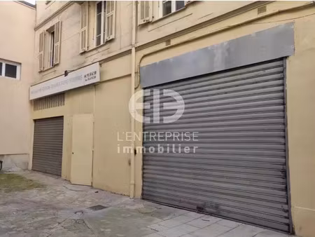 à louer - entrepôt avec dependance 108m² - nice centre