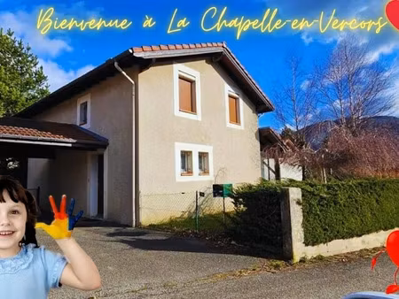 vente maison 5 pièces 105 m² à la chapelle-en-vercors (26420)  320 000 €