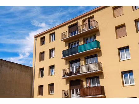 carcassonne - berges de l'aude - gambetta appartement t4 84m² avec balcon  parking   et fa