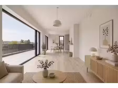 appartement te koop in merelbeke-melle met 2 slaapkamers