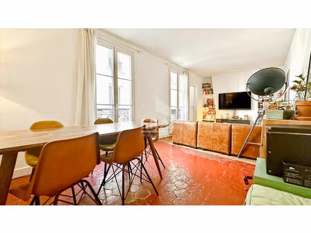 a vendre charmant 2/3p 65m2 calme et lumineux goncourt canal st martin paris 10e