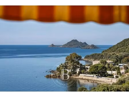 exclusivité  ajaccio  villa 3 chambres  vue mer panoramique  plage à pied