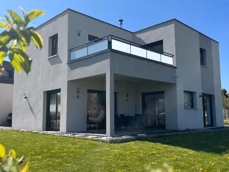maison moderne toit plat 5 pièce(s) 150 m2