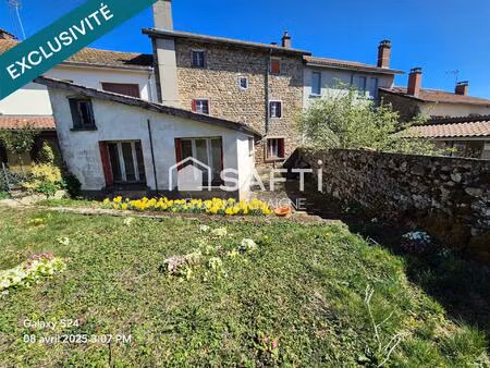 maison en pierres avec jardin clos de 390m²...
