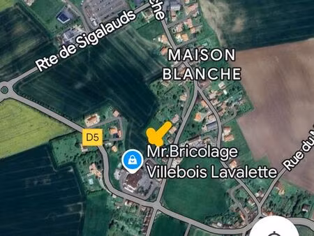 terrain à construire villebois-lavalette