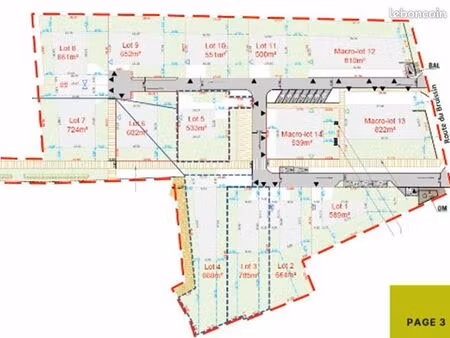 terrain 888 m² francheville