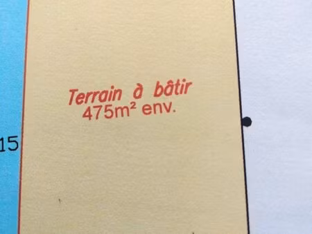 beau terrain à bâtir
