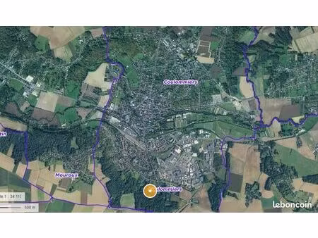 terrain zone n en bordure de coulommiers 6730m2