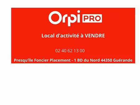 local d'activite a vendre