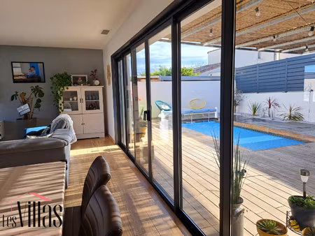 narbonne sud - villa contemporaine de 140 m2 avec piscine