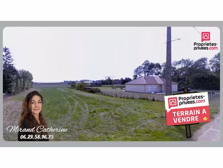 vente terrain 2630 m² à vosnon (10130)  29 000 €