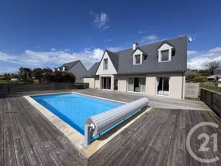 maison à vendre - 6 pièces - 157 m2 - heugueville sur sienne - 50 - basse-normandie