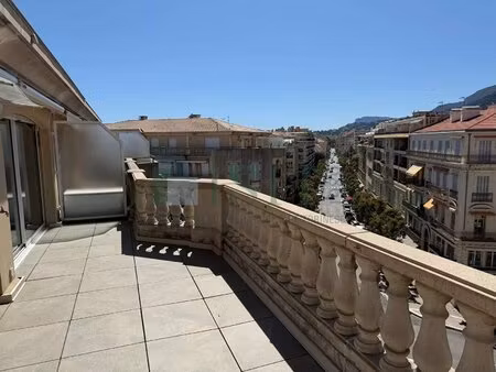 2 pieces - menton- terrasse - dernier etage