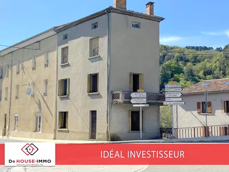 vente maison 6 pièces 108 m² à labégude (07200)  55 000 €