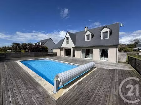 vente maison piscine à heugueville-sur-sienne (50200) : à vendre piscine / 157m² heuguevil