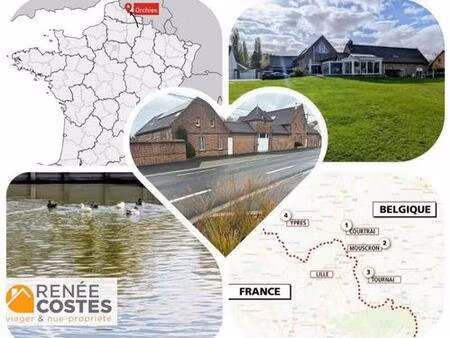 vente en nue propriété - f80-h79 ans - orchies (59310)