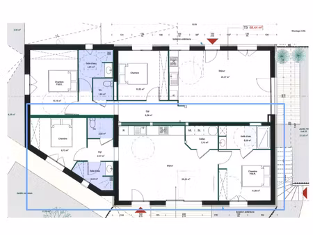 appartement martignas sur jalle 3 pièces 66 m²