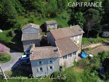 tènement immobilier dans un écrin de verdure maisons en pierres avec des dépendances à ima