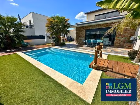 en exclusivite!!! cournonterral – villa contemporaine 125 m² – 3 chambres – piscine –garag