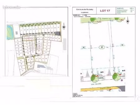 terrain 469 m² ploubalay