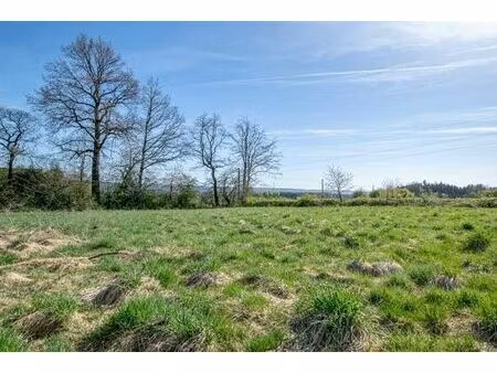 terrain plane libre de constructeur exposé sud-ouest dans un