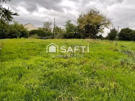 beau terrain de 729 m2 viabilisé  étude de sol effectué - assainissement individuel - 22 m