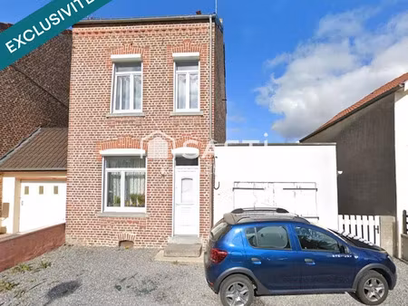 vente maison 3 pièces 80 m² à hautmont (59330)  65 000 €