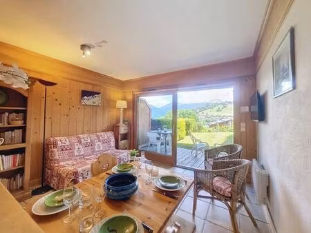 appartement de luxe de 2 chambres en location à combloux  france