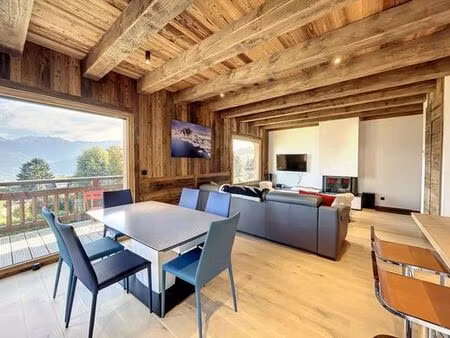 appartement de prestige de 125 m2 en location combloux  auvergne-rhône-alpes