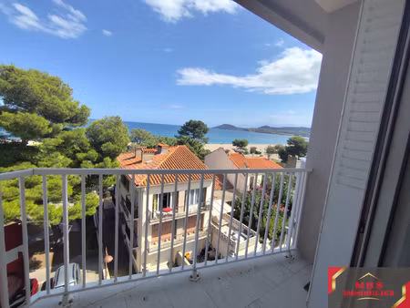 argelès-sur-mer superbe appartement t2 cabine avec vue mer