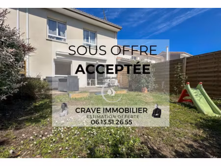 jolie maison t4 - 3 chambres - garage box - parking - jardin