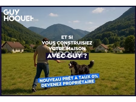 terrain constructible 510 m² éligible prêt à taux zéro (ptz) lot3