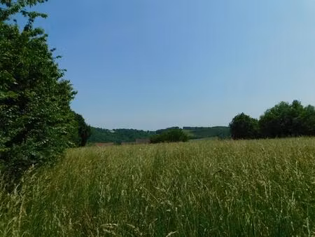 près de simorre terrain autorisant la construction vue sur le pyrénées