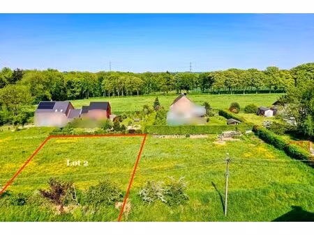 splendide terrain à bâtir à jehay  proche du château