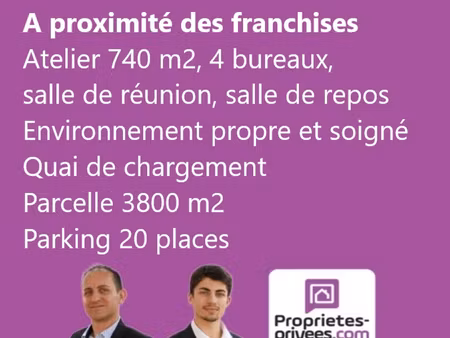 nevers - local d'activite 800 m2  proche des franchises