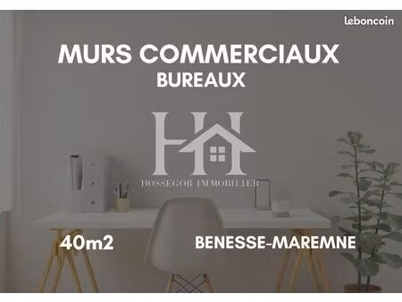 bureaux 40 m² bénesse-maremne