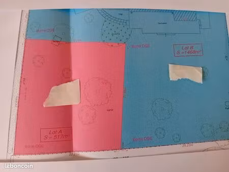 terrain à vendre quartier de la pomponnette