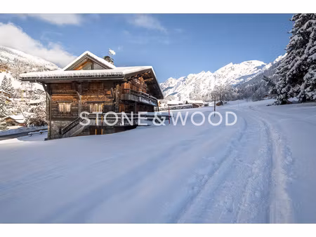 magnifique chalet skis aux pieds à la clusaz