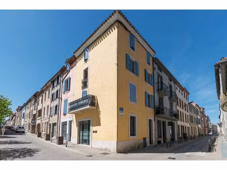 carcassonne - parvis cathedrale immeuble en monopropriété avec 1 local et 2 logements