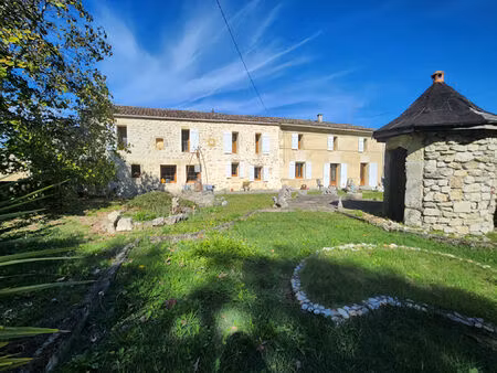 opportunité - viager  maison en pierre de 196 m2 et dépendances sur jardin