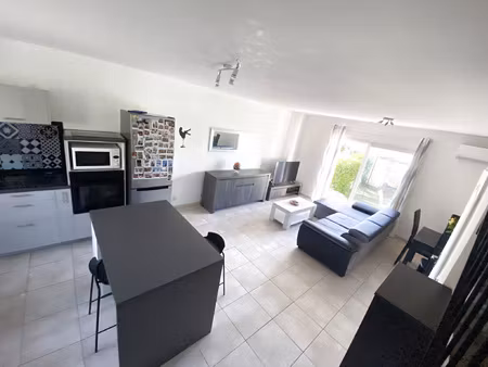 maison meublée 3 pièces 70 m2 - jardin et garage - st gervas
