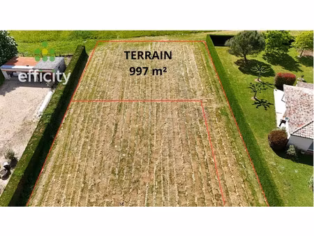 vente terrain 997 m² à barry-d'islemade (82290)  39 500 €