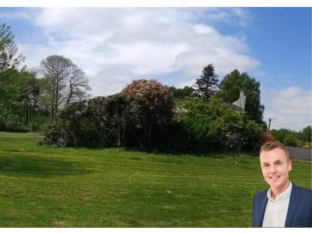 dpt finistère (29)  à vendre rosporden terrain plat de 1000 m²