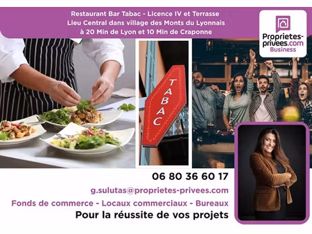 vente locaux professionnels 120 m² à craponne (69290)  299 000 €