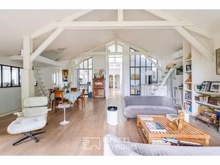 maison d'architecte au style californien sur les bords de seine