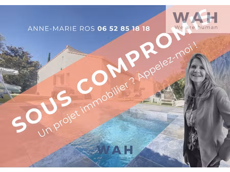 vente villa plain-pied 5 pieces de 144 m2 avec piscine a gra