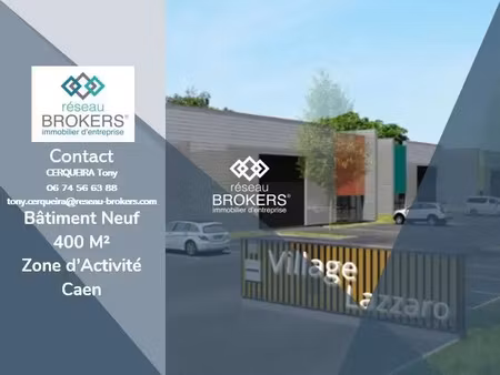bâtiment neuf en zone d'activité