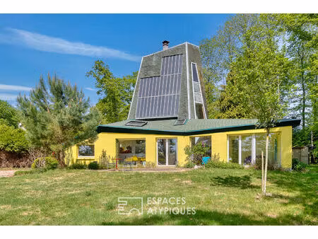 maison d'architecte en bordure du golf du champ de bataille