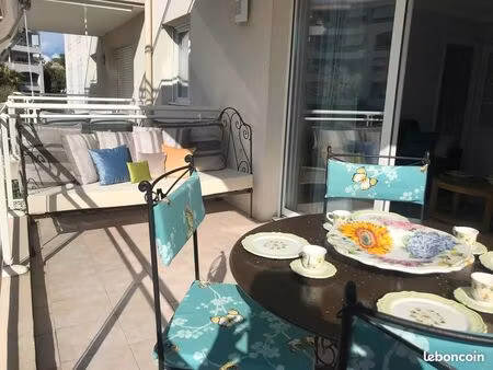 2 pieces juan flore 36m2 garage cave