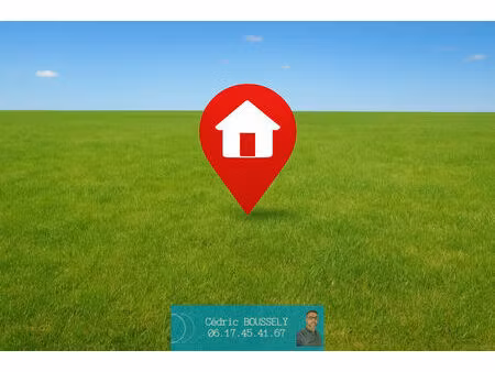 vente terrain 1000 m² pons (17800)